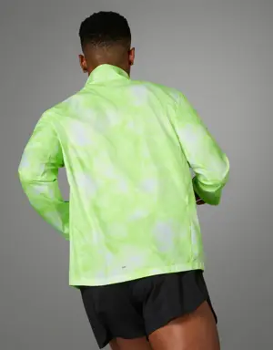 Adidas Own the Run Allover Print Jacket. 2