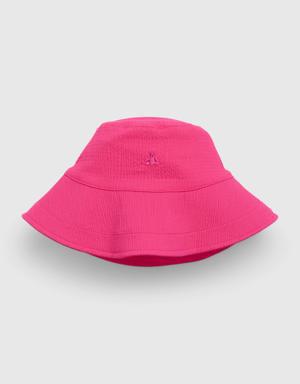 Toddler Textured Bucket Hat pink