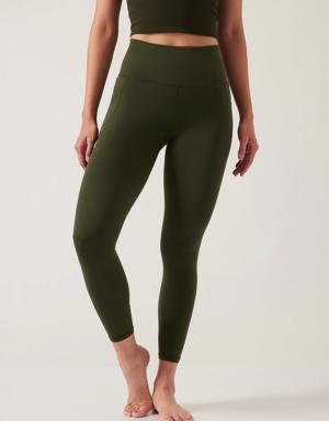 Athleta Salutation Stash High Rise 7/8 Tight green