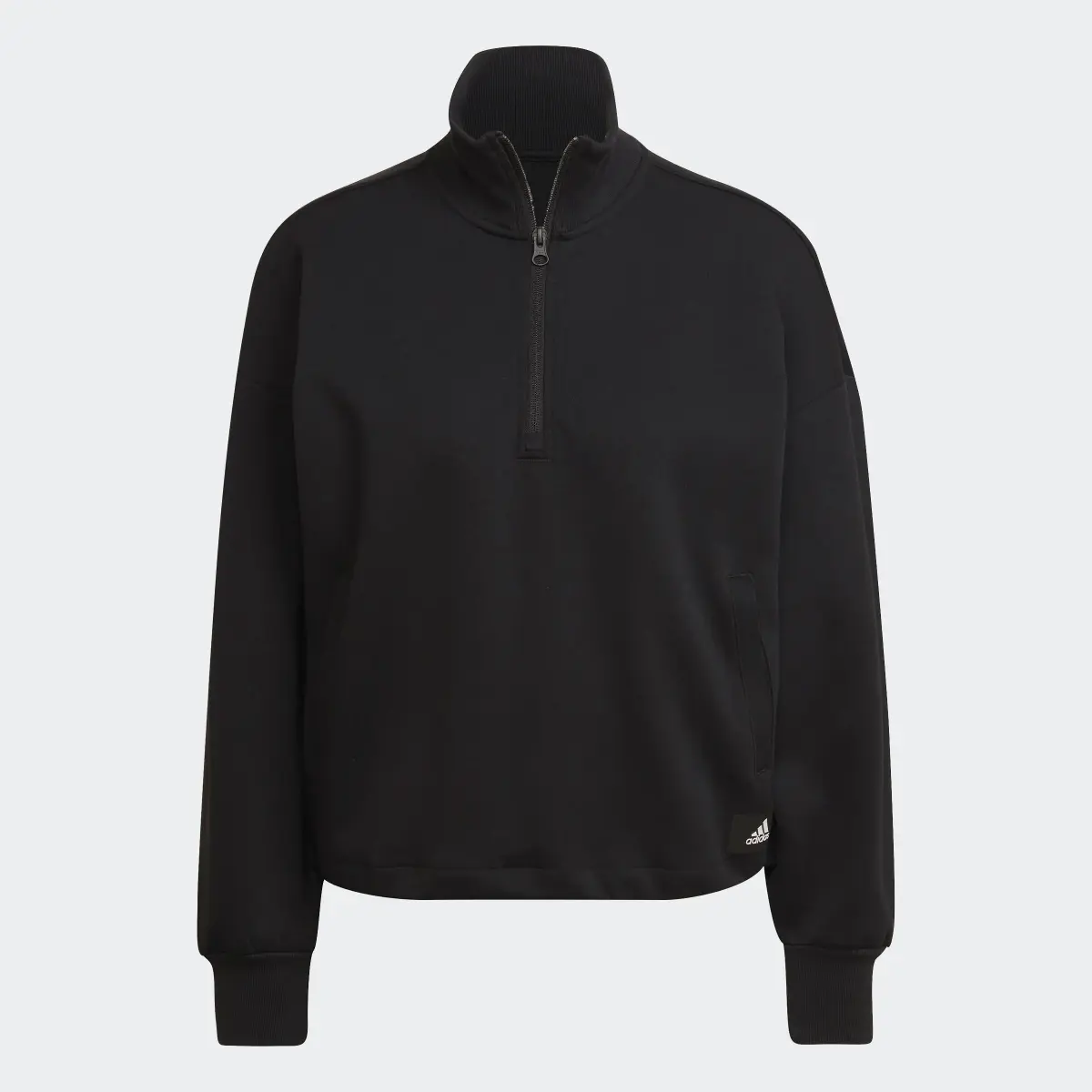 Adidas Future Icons Quarter-Zip Sweatshirt. 1