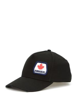 Siyah Logo Patchli Erkek Şapka