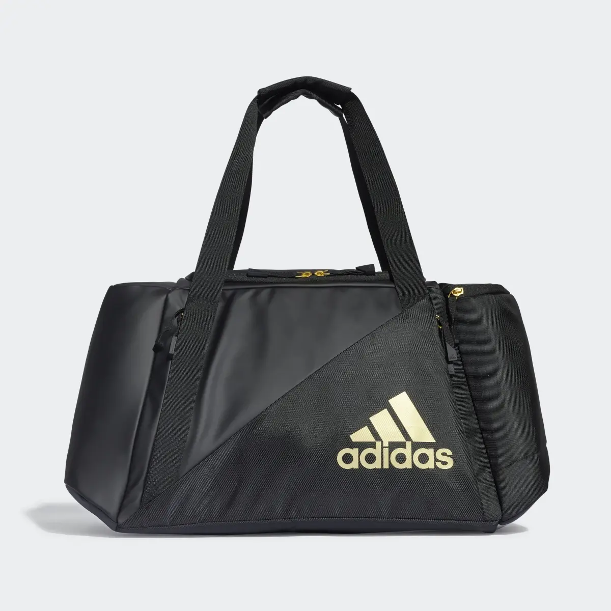 Adidas VS.6 Black/Gold Holdall Tasche. 2