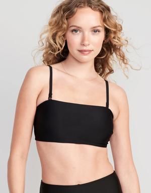 Old Navy Bandeau Swim Top for Women black