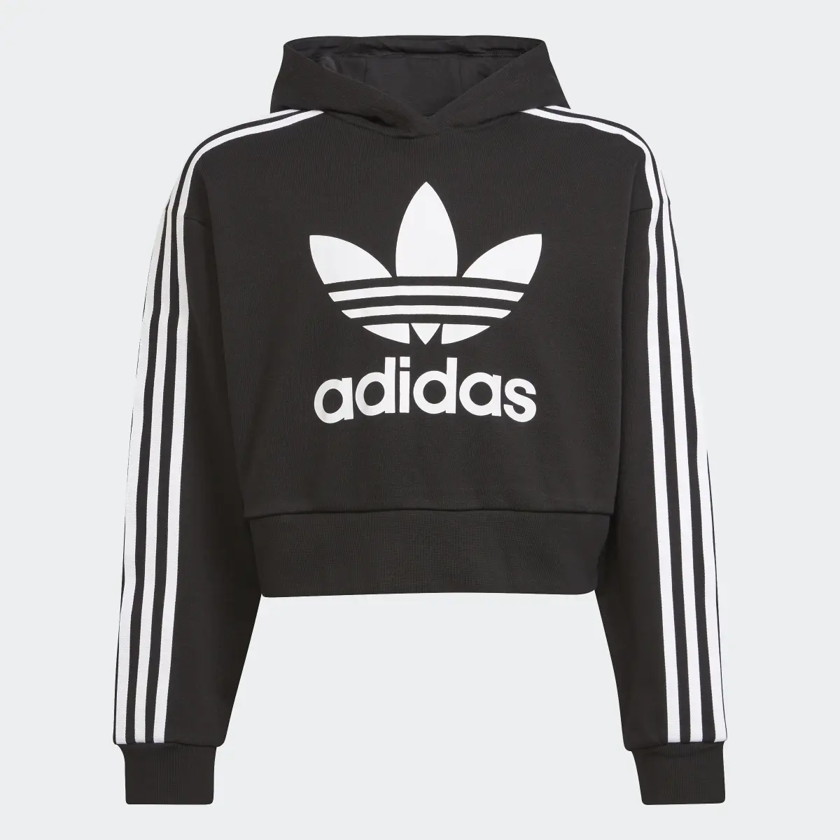 Adidas Adicolor Cropped Hoodie. 1