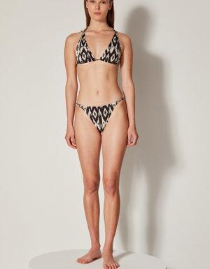 Çok Renkli Olivia Üçgen Bikini Takımı-Özgür Masur Koleksiyonu