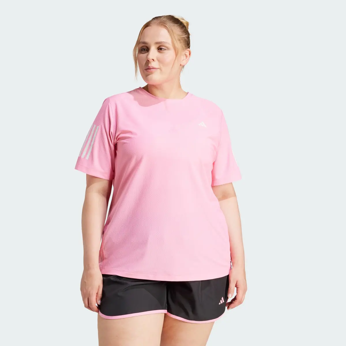 Adidas Own The Run T-Shirt (Plus Size). 2