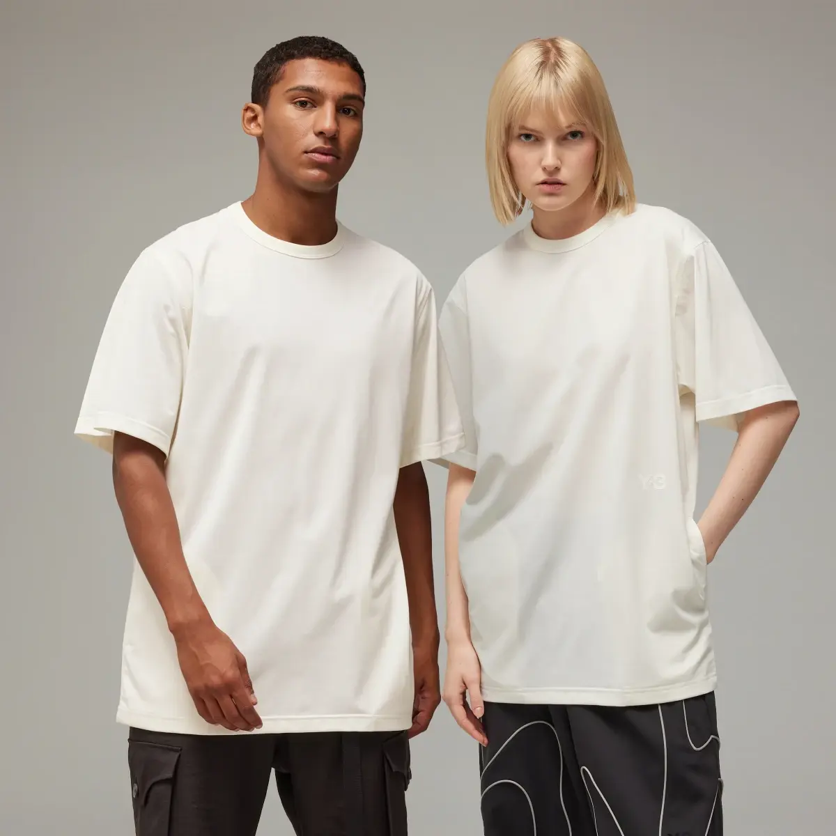 Adidas Y-3 Premium Short Sleeve T-Shirt. 1
