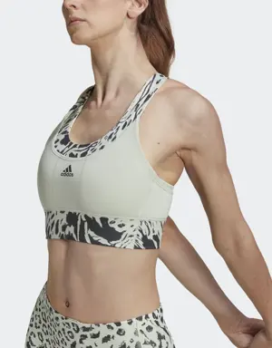 Running Medium-Support Print Bra