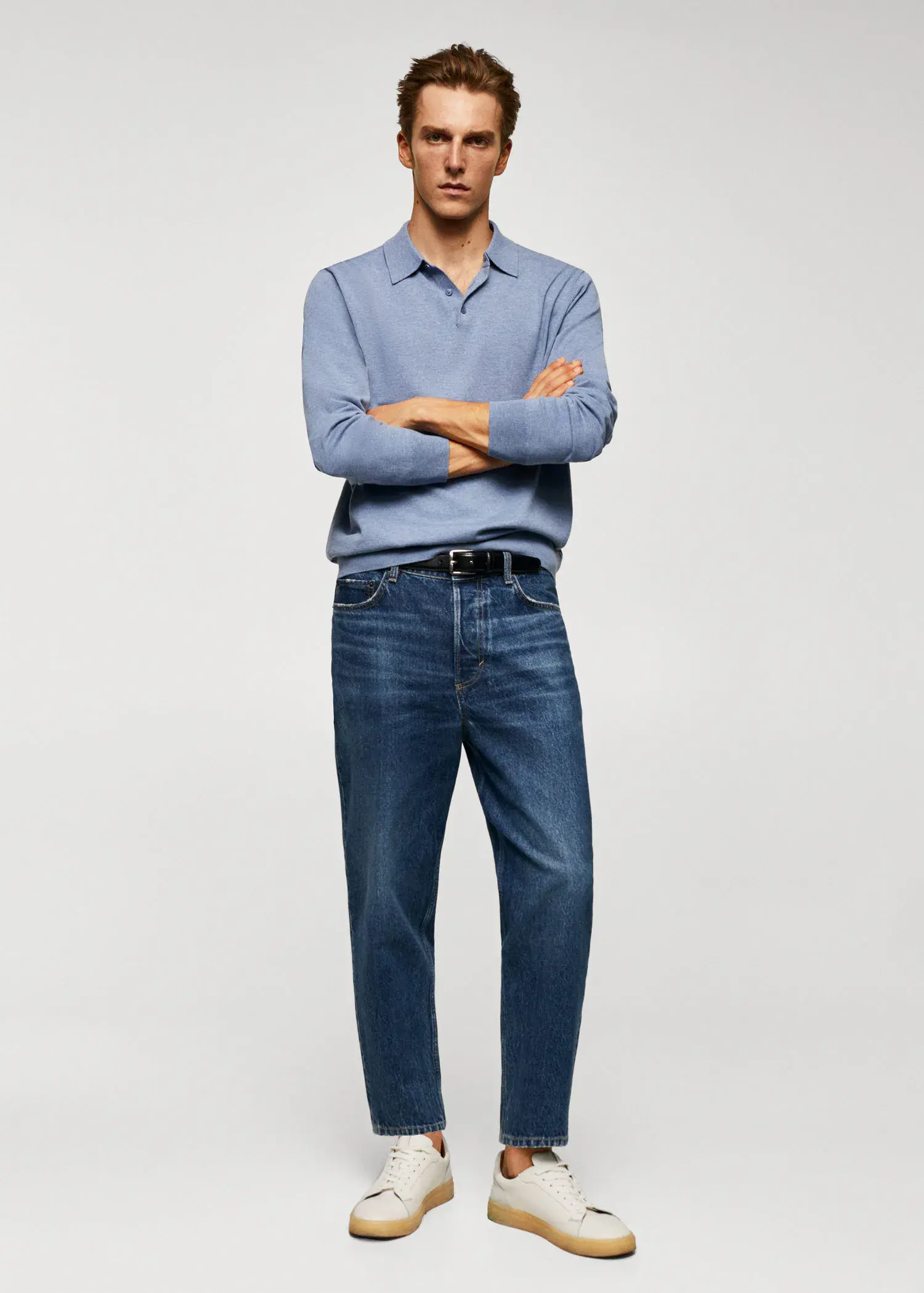 Mango Tapered-Loose-Fit-Jeans in Cropped-Länge. 3