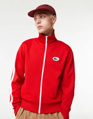 Lacoste Men's Regular Fit High-Neck Zip-Up Sweatshirt