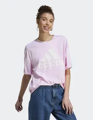 Adidas Essentials Big Logo Boyfriend T-Shirt. 2 Adidas Essentials Big Logo Boyfriend T-Shirt. 2