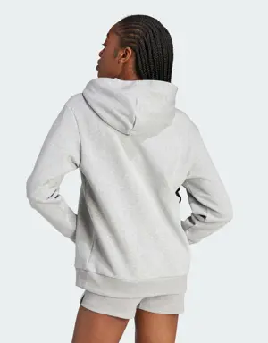Adidas Felpa con cappuccio Essentials Logo Boyfriend Fleece. 3 Adidas Felpa con cappuccio Essentials Logo Boyfriend Fleece. 3