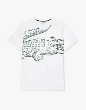Lacoste T-shirt da uomo in cotone loose fit - Plus Size - Tall