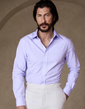 Standard Premium Poplin Dress Shirt purple