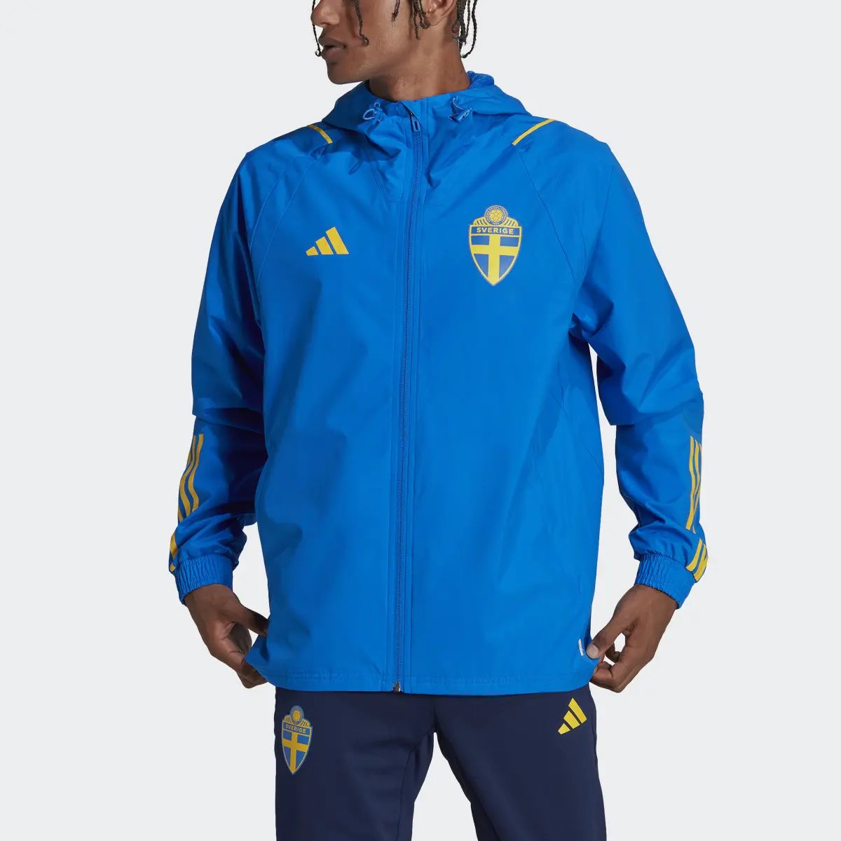 Adidas Sweden Tiro 23 All-Weather Jacket. 1