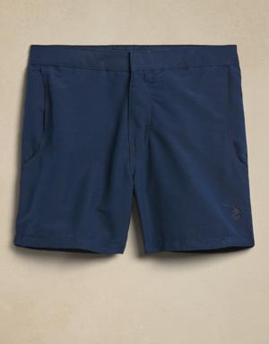 retromarine &#124 Solid 6" Swim Short blue