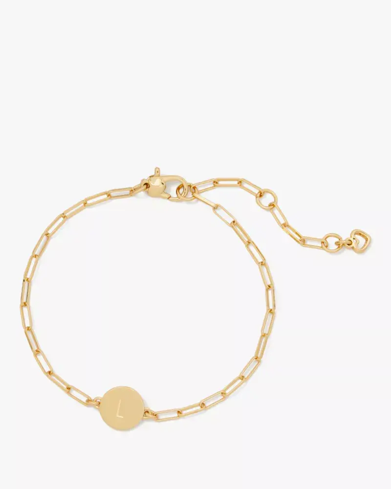 Kate Spade I Initial Chain Bracelet. 1