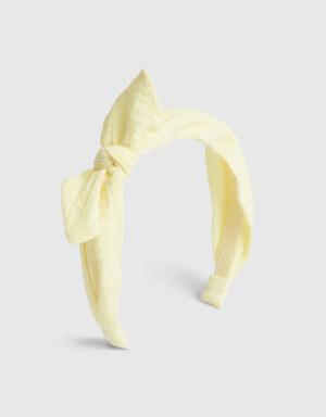 Gap Toddler Bow Headband yellow