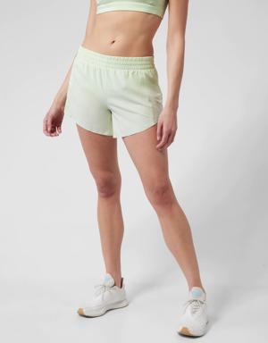 Athleta Hustle 4.5" Short green