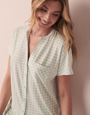 Super Soft Short Sleeve Button-down Shirt