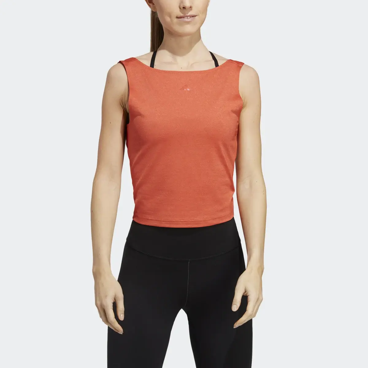 Adidas Yoga Studio Crop Tank Top. 1