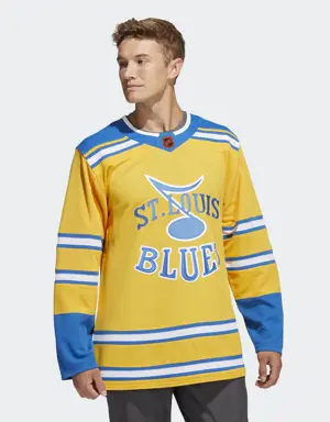 Blues Authentic Reverse Retro Wordmark Jersey