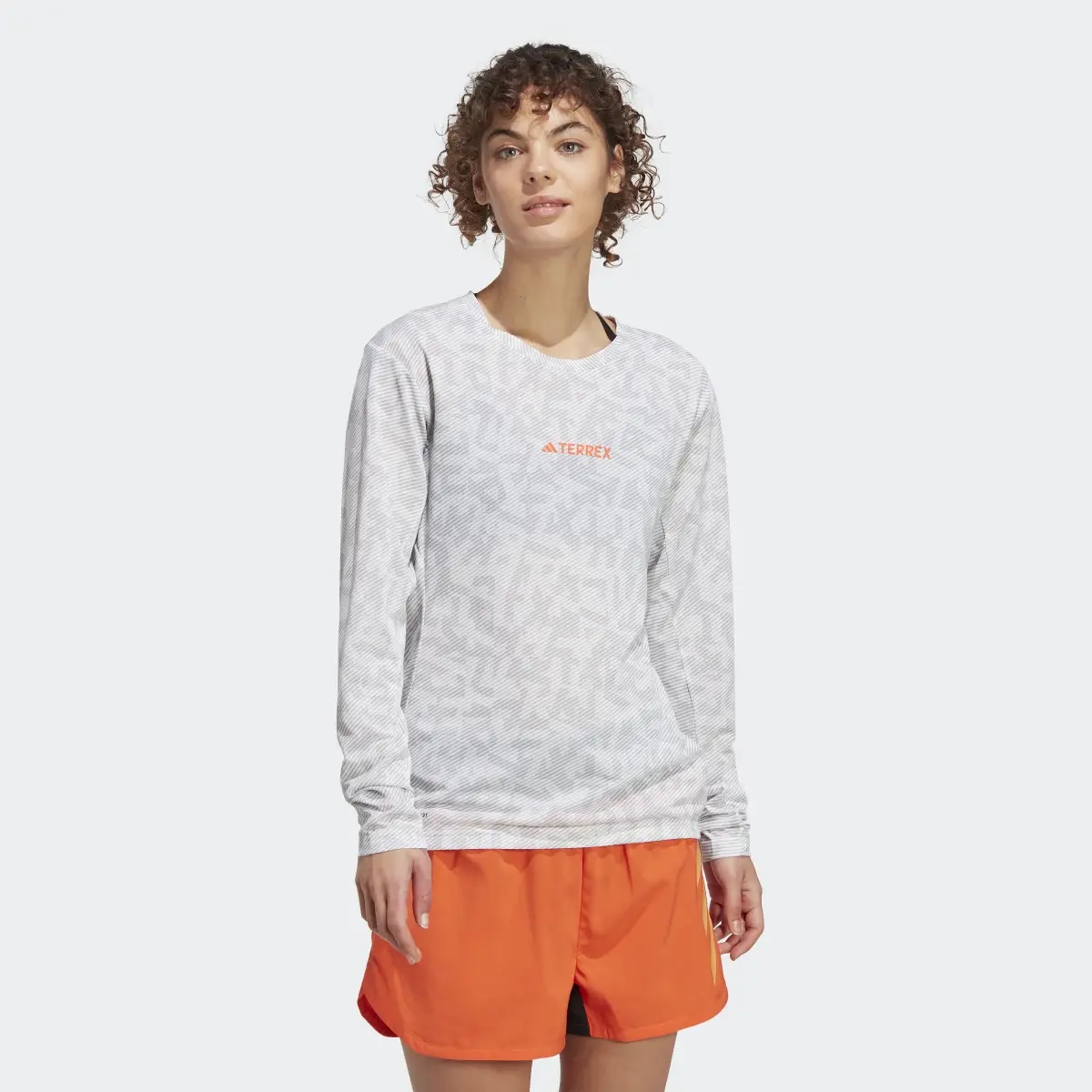 Adidas Terrex Trail Running Long Sleeve Tee. 2