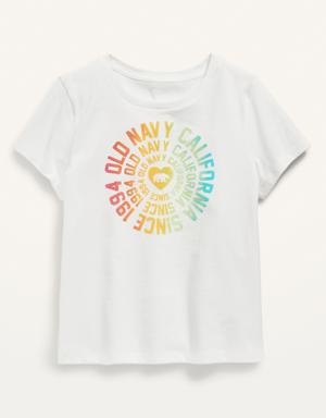 Old Navy Short-Sleeve Logo-Graphic T-Shirt for Girls multi