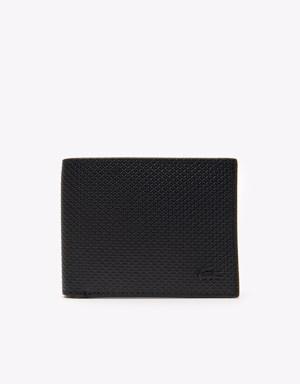 Men's Chantaco Piqué Leather Three Card Wallet