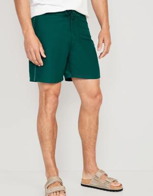 Old Navy Solid Board Shorts for Men -- 6-inch inseam green