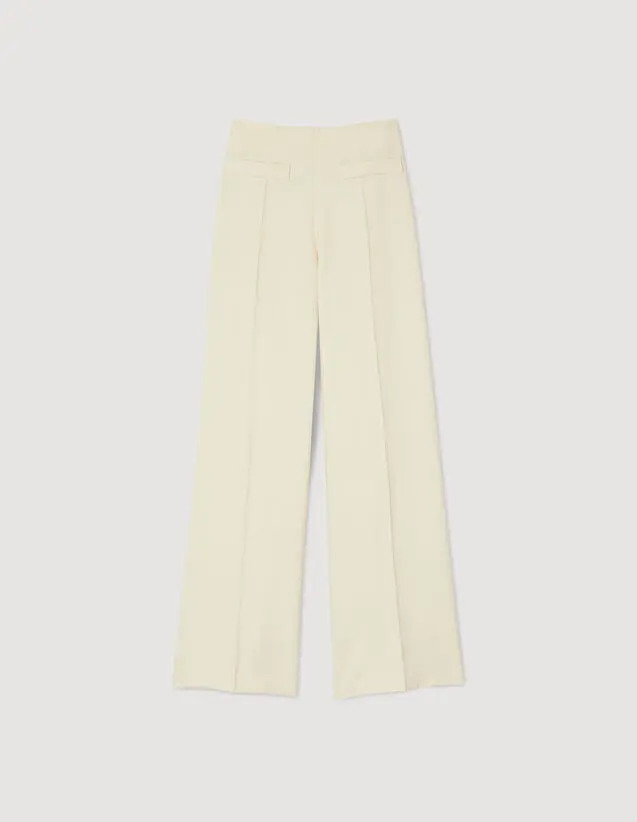 Sandro Wide-leg trousers with darts. 2