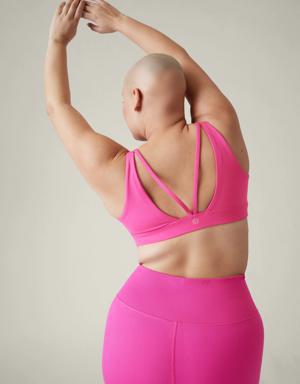 Athleta Exhale Bra D&#45DD+ pink