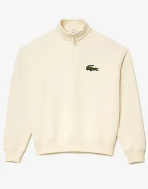 Unisex Zip High Neck Organic Cotton Jogger Sweatshirt