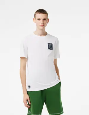 Lacoste T-shirt com emblema Lacoste Sport Roland Garros Edition para homem