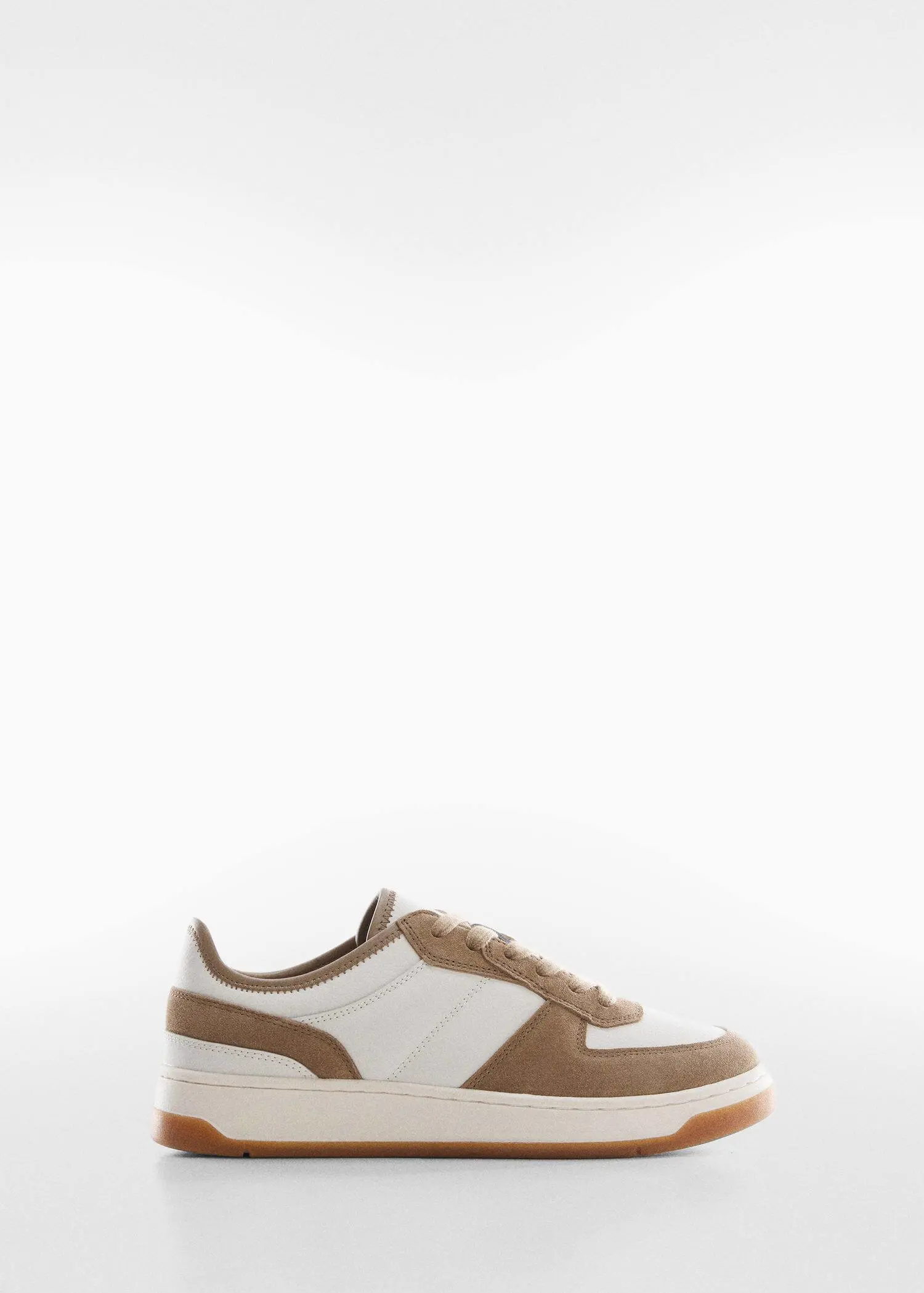 Mango Combined leather trainers. 1