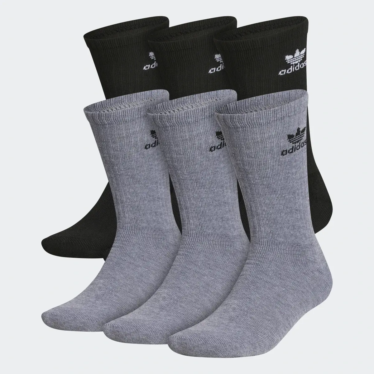 Adidas Trefoil Crew Socks 6 Pairs. 1