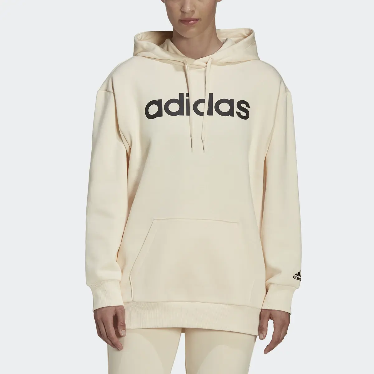 Adidas Essentials Oversize Fleece Hoodie. 1