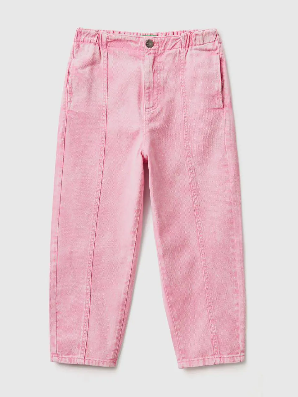 Benetton paperbag trousers in 100% cotton. 1