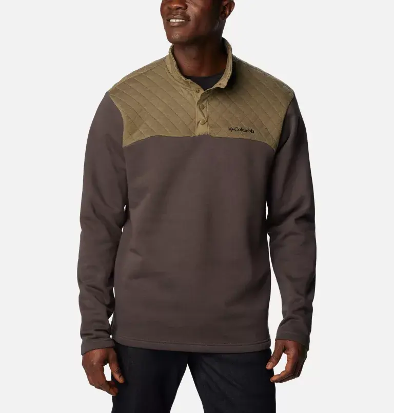 Columbia Men's Hart Mountain™ Quilted Half Snap Pullover - Tall. 1