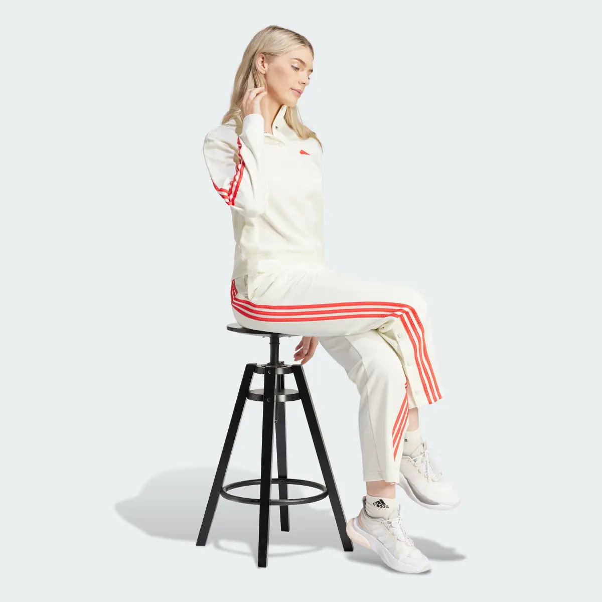 Adidas Iconic Wrapping 3-Stripes Snap Track Pants. 3