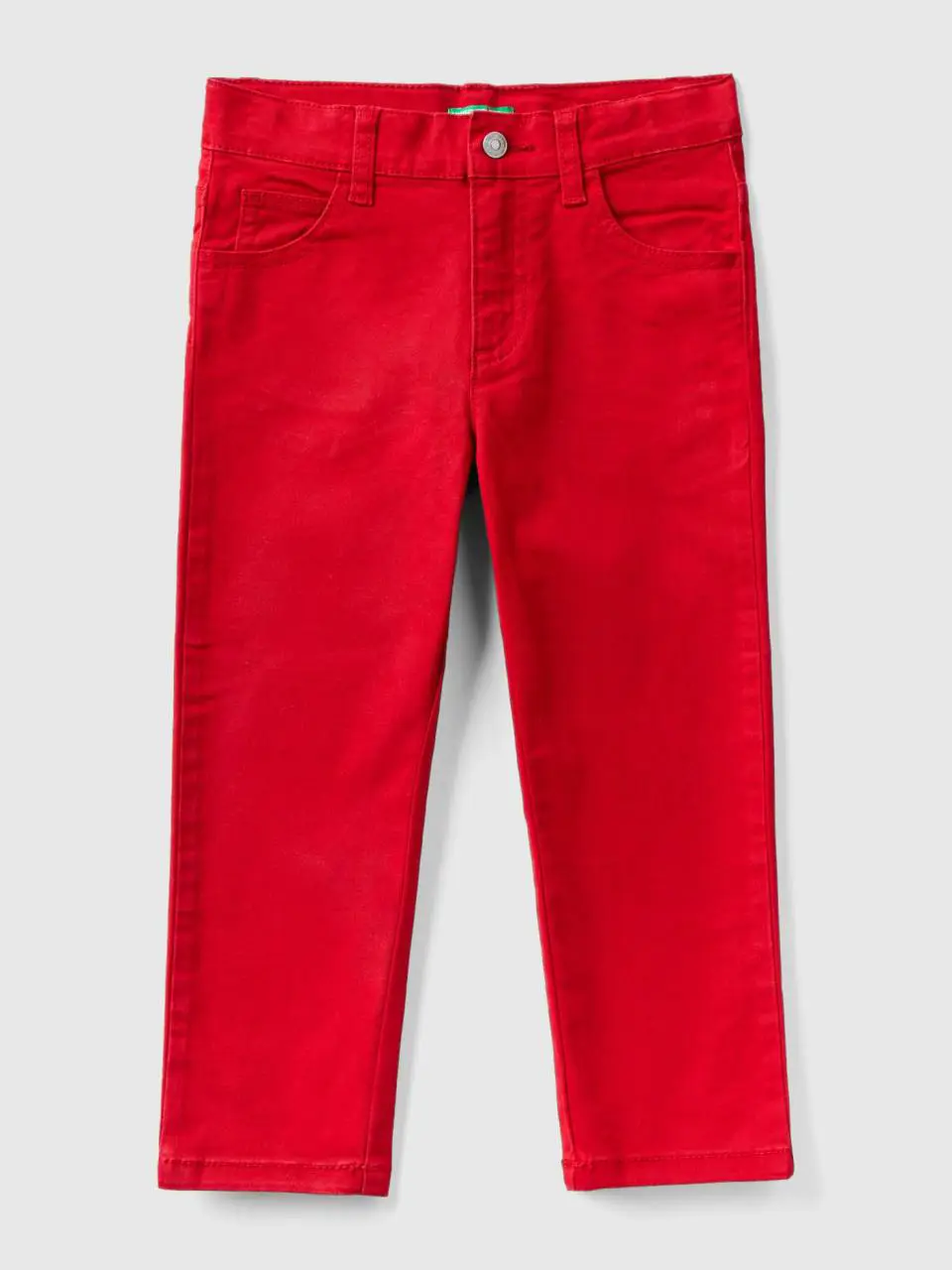 Benetton five-pocket stretch trousers. 1