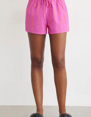 Poplin Stripe Shorts
