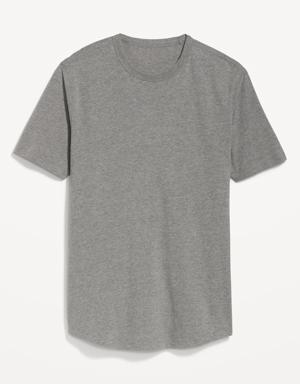 Old Navy Soft-Washed Curved-Hem T-Shirt gray