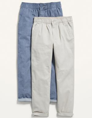 OGC Chino Built-In Flex Taper Pants 2-Pack for Boys beige