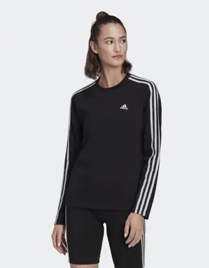 Essentials 3-Stripes Long Sleeve Tee