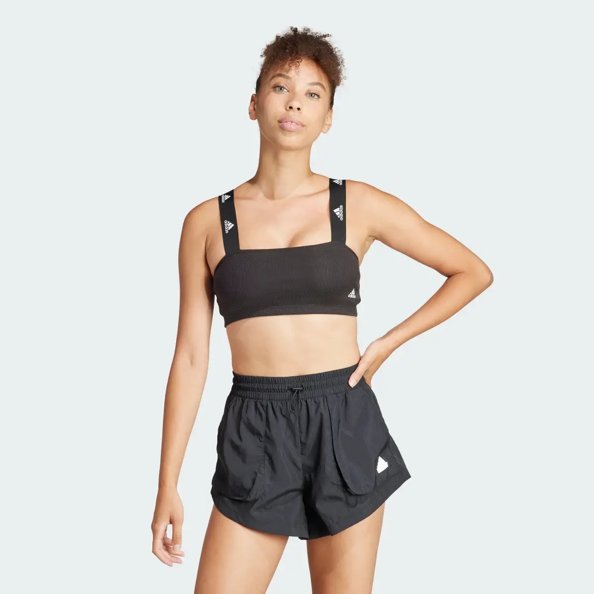 Adidas Bandeau Rib 2x2 Co Stretch. 2