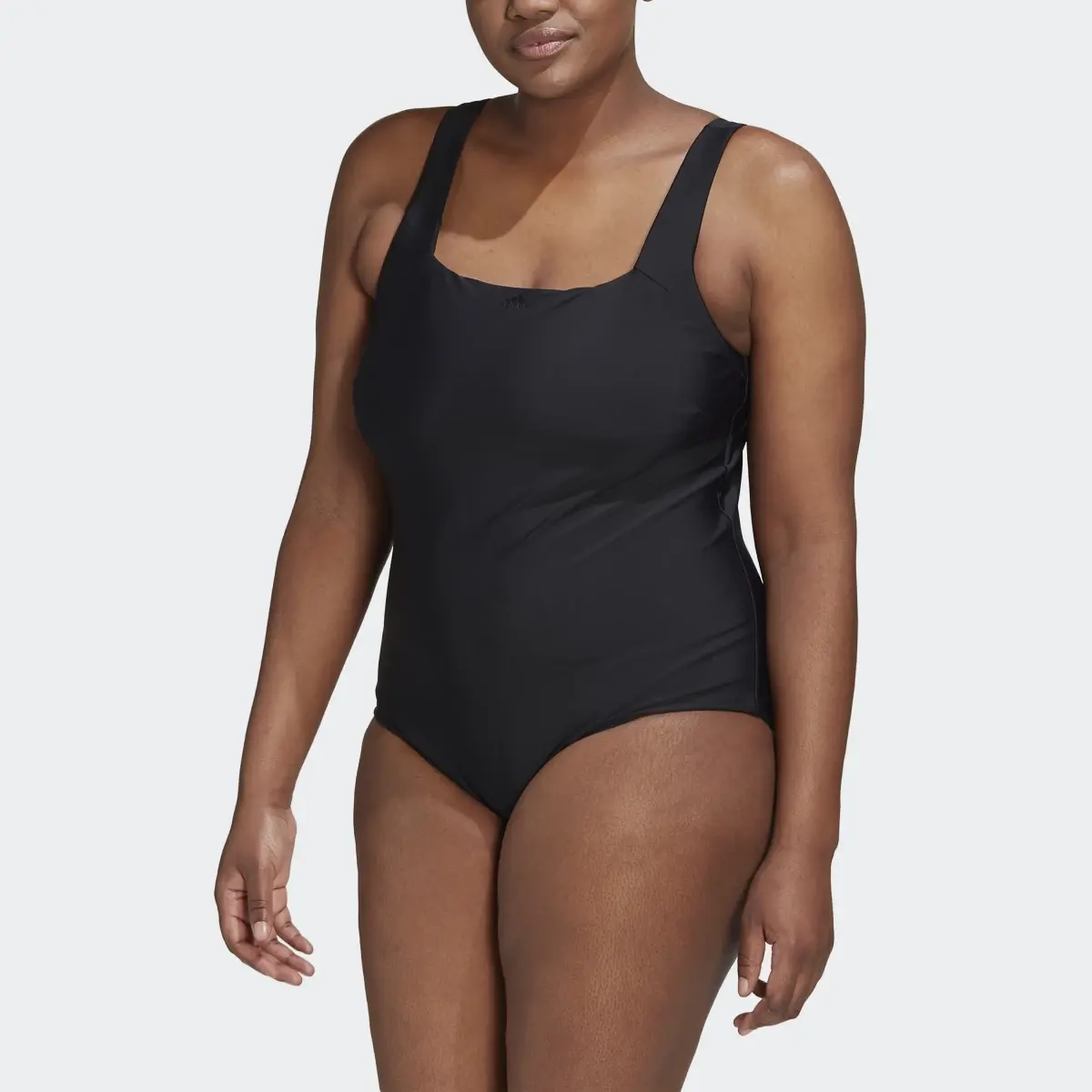 Adidas Iconisea Swimsuit (Plus Size). 1