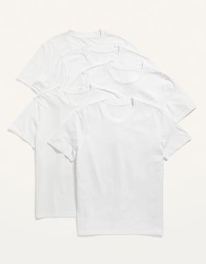 Soft-Washed Crew-Neck T-Shirt 5-Pack white