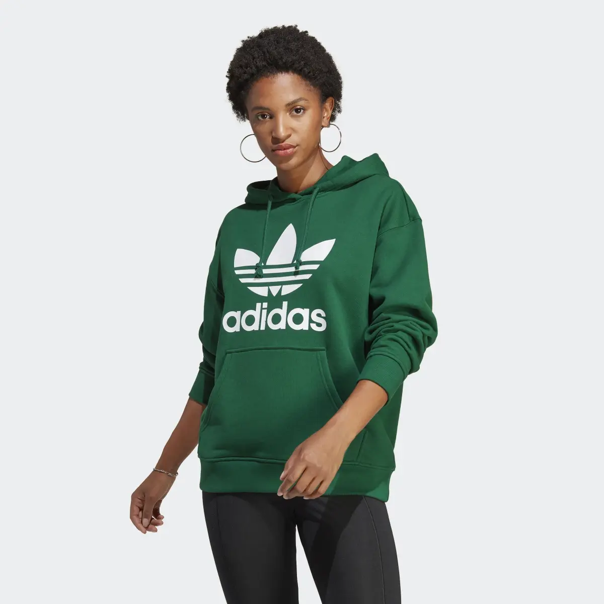 Adidas Sudadera con capucha Trefoil. 2