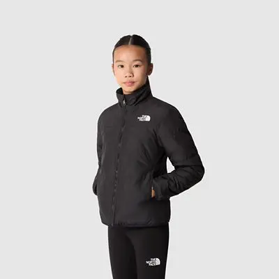 The North Face Girls&#39; Reversible Mossbud Jacket. 1